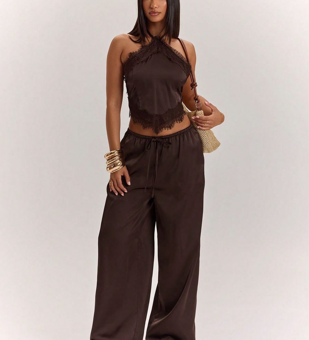 coffee brown women 2 piece, photo 1 of 2